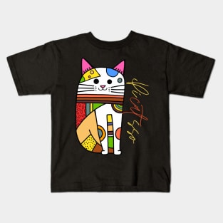 Picatsso, I Love Cats Kids T-Shirt